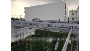 Chuyên cung cấp và lắp đặt mái xếp sân thượng giá tốt chất lượng